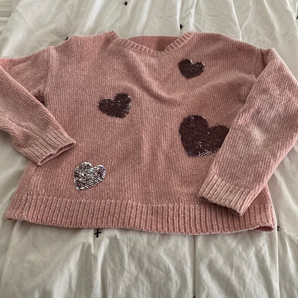 🤍Girls Justice Chenille Crop Sweater🤍